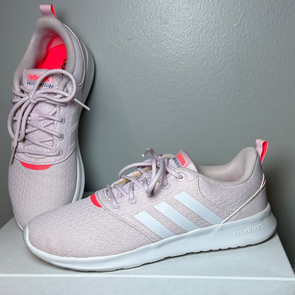 Adidas Women's Light Pink Cloudfoam Sneakers